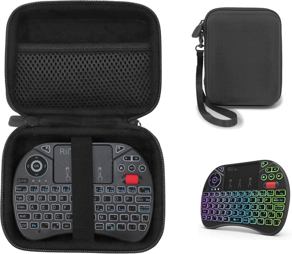 CaseSack Case for Rii X8 Mini Keyboard, 2.4GHz Portable Wireless Keyboard with Touchpad
