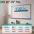 No Stud TV Wall Mount for 32-75 inch TVs, Heavy Duty No Drill Bracket Holds Up to 150 lbs, Easy Installation