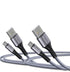 Micro USB Cable Android Charger 6ft 2PACK, High Speed 2.0 USB A Male to Micro USB Nylon Braided for PS4