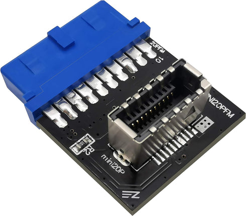 EZDIY-FAB USB 3.0 Internal Header to USB 3.1/3.2 Type-C Front Panel Adapter