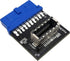 EZDIY-FAB USB 3.0 Internal Header to USB 3.1/3.2 Type-C Front Panel Adapter