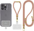 Sinjimoru Cell Phone Lanyard for Phone Case (2 Packs) with Adjustable Strap for Wrist, Key Holder & ID Card