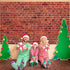 Red Brick Wall Party Backdrop, Large Fabric Photo Background for Baby Shower Birthday Party Decoration