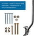 Philips Universal Adjustable TV Antenna Mount, Steel J-Mount for Attic Outdoor Roof Installation