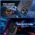 CACOE iPhone 13 Pro Magnetic Case 6.1" - Shockproof, Anti-Fingerprint, MagSafe Compatible, Matte Black TPU Cover.