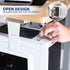 VIVO Adjustable Under Desk and Wall Mount for PC, 3.5-7.8 inches Wide, CPU Holder with Swivel, White, MOUNT-PC01W