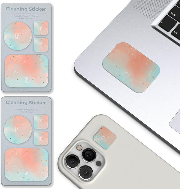 SleekStrip Portable Cleaning Sticker Pad Reusable Screen Cleaner Wipes Lens Cleaner Wipes for