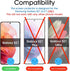 amFilm Screen Protector for Samsung Galaxy S21 5G 6.2 inch (2021), Fingerprint ID Compatible, HD Clear, Scratch Resistant Hybrid, with Easy Installation Tray, Polyethylene Terephthalate, 2 Pack