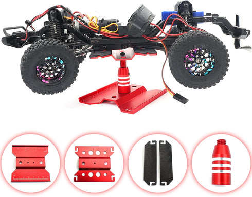 HOPLEX 360 1/16 1/18 1/24 RC Car Work Stand, Rotating Repair Tool Holder for Scale Remote Control Trucks, Crawlers