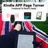 MuagoChic Remote Control Page Turner for Kindle Reading-Remotely Click Page Turner for iPhone.iPad,Taking Photos