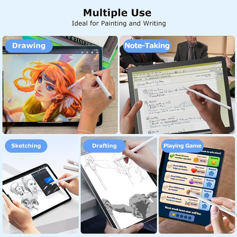 Stylus Pen for iPad, 2 in 1 Active and Capacitive Apple Pen, Fast Charge Apple iPad 10th Generation Pencil