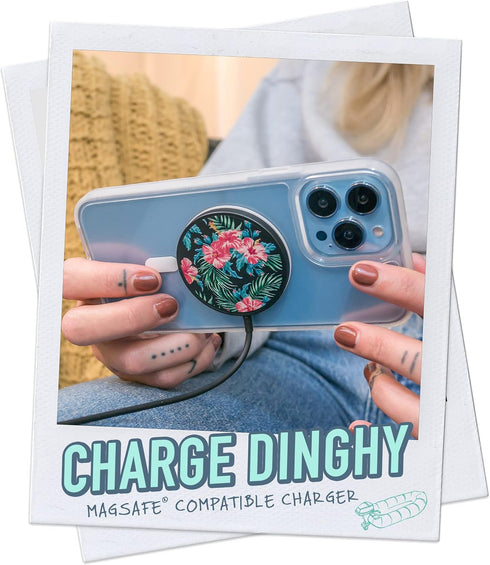 Smartish Wireless Charger Compatible with MagSafe for iPhone 15 - Charge Dinghy - 7.5W Fast Charging