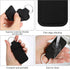 Xosjska 4PCS Anti Lost Thumb Flash Drive Holder with Keychain, USB Flash Drive Case, Small Portable Leather USB Storage