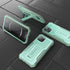 ExoGuard Compatible with iPhone 12 Pro Max Case, Rubber Shockproof Full-Body Cover with Built-in Screen Protector,