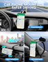 MOKPR Wireless Car Charger, 15W Fast Charging Auto-Clamping Mount, Dashboard Holder for iPhone 15/14/13/12/Samsung