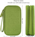 Electronic Organizer Travel Cable Accessories Bag for Power Bank, Charging Cords, Mouse, USB Cable, Earphones - Green