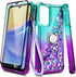 NZND Designed for Galaxy A15 Case, Samsung A15 4G/A15 5G Phone Case, Glitter Floating Liquid Waterfall Cute Case,