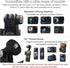 MINIFOCUS Backpack 360 Insta360 Magnetic Mount Clip, Universal Swivel Action Camera Clip for Go Pro DJI Osmo AKASO