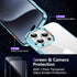 Temdan iPhone 15 Pro Max Case, Clear, Non-Yellowing, Military-Grade Drop Protection, Slim Thin Shockproof Cover