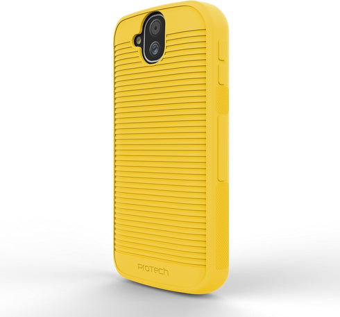 Compatible Replacement for Durable Slim Flex Case for Kyocera DuraForce Pro, Phone Models E6810, E6820, E6830 (Yellow)