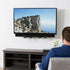 VIVO 33 lbs Mount-SPSB5 Steel Soundbar Bracket Speaker Mount with Non-Slip Base, Above or Below Wall Mounted TV, Fits