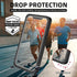 WIFORT Magnetic Waterproof Case for iPhone 12 Pro, Certified Water Proof & Military Protection with Built-in Screen