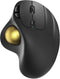 Nulea M501 Wireless Trackball Mouse, Ergonomic Rechargeable, Smooth Tracking, 3 Device Connection for PC, Laptop, Mac