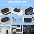 PANO-MOUNTS 40mm Mini USB Radiator Desk Fan, Silent and Efficient 4010 Fan with Aluminum Heat Sink for Graphics Cards
