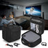 CURMIO Double Layers Projector Case, Mini Projector Carrying Bag Compatible for DR.J Professional and QKK Mini