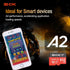 SIX M200 64GB 190MB/s 4K A2, U3, V30 64GB Micro SD Card Read Up to for UHD Continuous Recording - microSDXC Memory Card