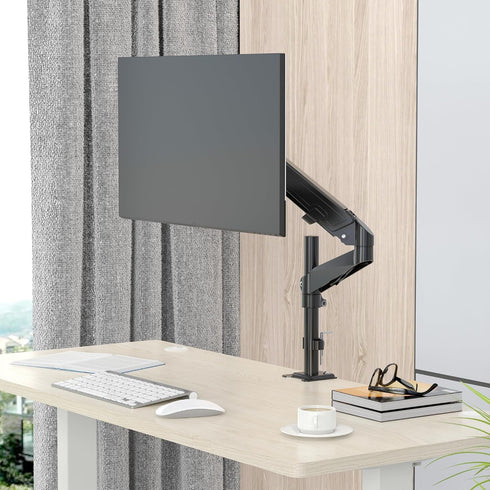 Rosewill Single Adjustable Monitor Arm Desk Mount Fits 15-32 inch Screen, Holds 19.8lb,