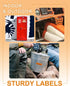 TITBIT Compatible Orange Label Tape Replacement for Brother P Touch TZ Tape 12mm, Laminated Black on Fluorescent Orange