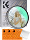 K&F Concept 52mm White Mist 1/4 Filter, 18 Multi-Layer Coatings Soft Diffusion Filter with Cleaning Cloths