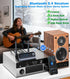 KAIY 3.5mm Bluetooth Receiver for Home Stereo, Low Latency Optical & Coaxial Bluetooth Audio Adapter with AUX, Wireless