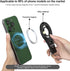 FANAUE 16 15 14 13 12 Cell Phone Stand Holder, Desk Foldable Magnetic Phone Ring Grip, MagSafe Office Portable