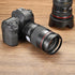 PATIKIL 49mm Lens Hood, Standard Vented Matte Surface Anti-reflective Inside Hood with Cleaning Cloth for Camera Lens