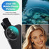RiNTREE 67mm CPL Filter for iPhone & Android, Phone Polarizing Lens Kit with Clip-On Adapter to Eliminate Glare