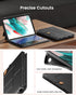 INFILAND Keyboard Case for Samsung Galaxy Tab A9+/A9 Plus, Slim Portable Detachable Case with Backlight (Black)
