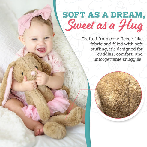 My Baby's Heartbeat Bear 20 3x5 My Babys Heartbeat Bear, Second Re-Recordable Voice Recorder Plush Keepsake, Ultrasound
