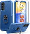 FNTCASE Samsung Galaxy A15-5G Case: Rugged Dual Layer Shockproof Cover with Magnetic Kickstand & Military Grade