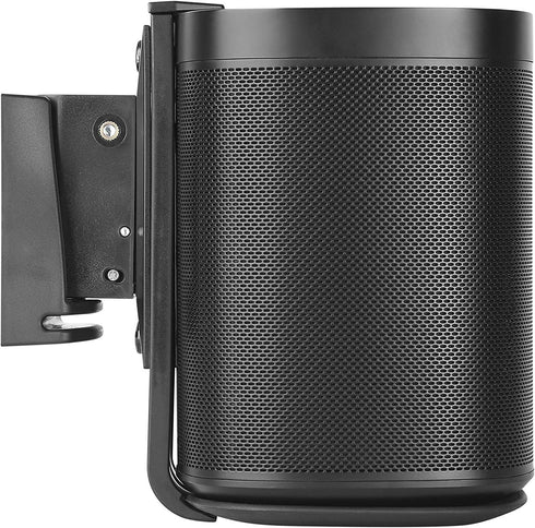ynVISION.DESIGN Adjustable Wall Mount Bracket for Sonos One, One SL, and Play:1 Speaker | 2 Pack | Black