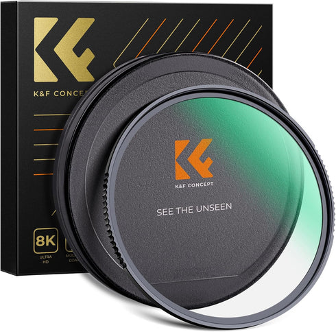 K&F Concept 67mm MC UV Protection Filter, Shockproof Tempered Optical Glass for Camera Lens