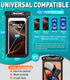 Hiearcool Universal Waterproof Case, Waterproof Phone Pouch for iPhone 16, 15, 14, 13 Pro Max, 2 Pack