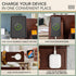 Nightstand Organizer- Bedside Docking Station for Men- Unique Gifts for Husband, Father or Dad from Wife, Son