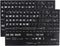 MUBUY-GOL 2 Pack English Keyboard Stickers Big Letter Full Set (120 Pcs), Universal