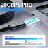 USB Type C Data Cable 10ft, Extra Long USB 3.2 to USB C Video and Power 4k Support, Compatible with MacBook