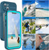 Phone Case Compatible with iPhone 15 Plus - Magnetic Waterproof DropProof DirtProof Heavy Duty Full Body Protection