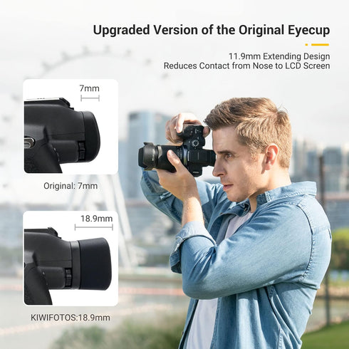 Soft Silicon R7 Eyecup Eyepiece, Extended Camera Eye Cup Viewfinder for Canon EOS R7 Mirrorless Camera