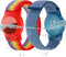 Waterproof Airtag Bracelet for Kids (2 Pack) Soft Nylon Hidden Air Tag Wristband Lightweight GPS Tracker Holder for
