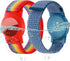 Waterproof Airtag Bracelet for Kids (2 Pack) Soft Nylon Hidden Air Tag Wristband Lightweight GPS Tracker Holder for